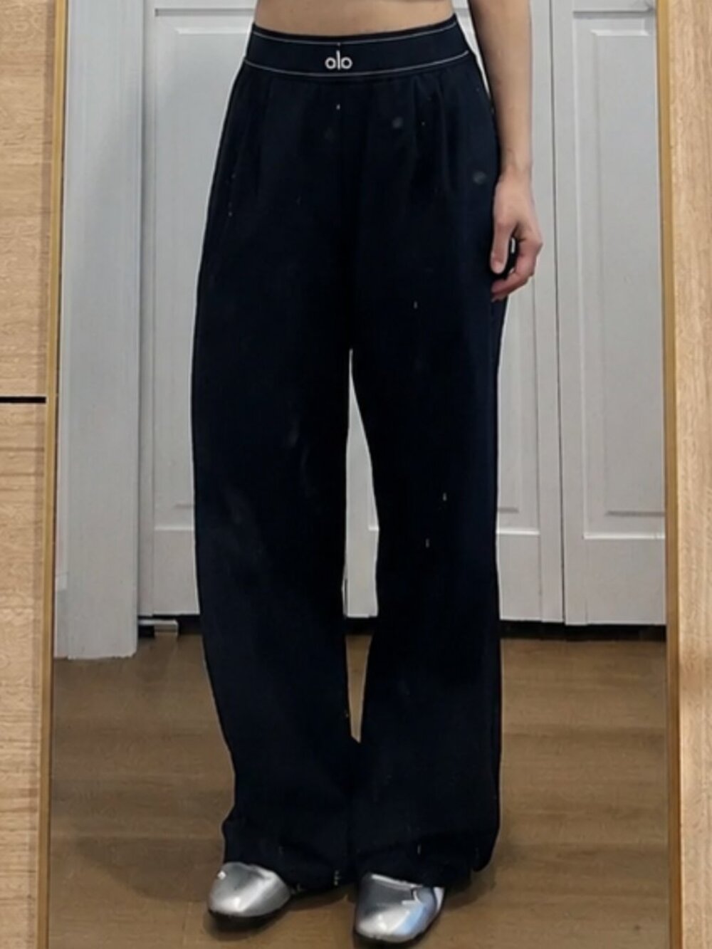 Black ALO Yoga 🖤Wide Leg Pants (Length:30" Inseam) – NWT😉everyday professional